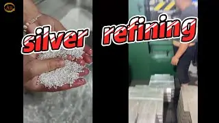 Silver Refining Equipment Electrolysis Process.#refining #silver #foryou