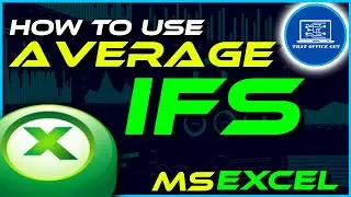 How To Use The AverageIFS Function In Microsoft Excel | Microsoft Excel Tutorial