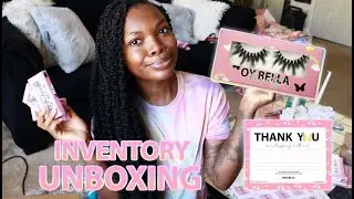 ENTREPRENEUR LIFE EP. 3: UNBOXING MY LASH INVENTORY | BEAUTYANDMARIE