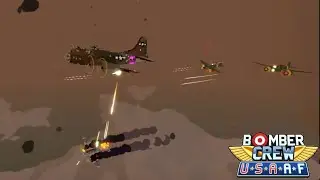 FLYING FORTRESS GO GUNS BLAZING! AIRFIELD RAID IN SARDINIA!|BOMBER CREW U.S.A.A.F DLC CAMPAIGN