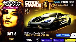 Day 6 (Sofie) - TUSHEK TS 900 Racer Pro | Need For Speed: No Limits