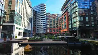 [4K] Paddington Basin | London Walking Tour