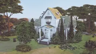 🥀Цветочный коттедж | Flower Cottage | The Sims 4 | Speed Build with Ambient Sounds | No CC
