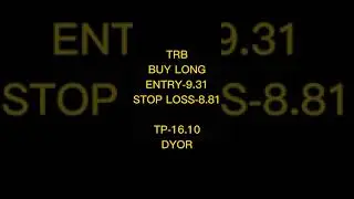 TRB Buy Long Futures Trading DYOR