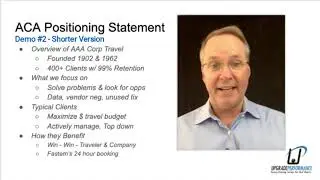 ACA Corporate Travel Positioning Statement Demo 071519