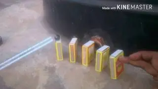 Matchbox trick with magnets