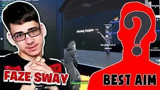 FaZe Sway Challenges A PRO to Play AIM Training Map (Best Aim in Fortnite)