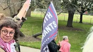 Impromptu rally after Ice raid on Halloween of all things&hellip; Right in front of my house.