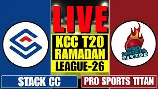 STACK CC vs PRO SPORTS TITANS LIVE | STC vs PST - CRICKEX INFO