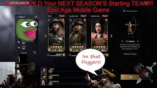 How To BUILD Your NEXT SEASON'S Starting TEAM!!! | Epic Age Mobile Game