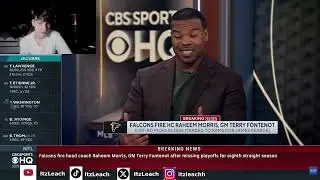 Leach reacts TO Falcons Fire HC Raheem Morris & GM Terry Fontenot!!!! | January 4, 2026