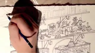 Room Drawing - Time Lapse