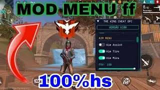 NOVO MOD MENU FF THE KING CHEATS PAINEL