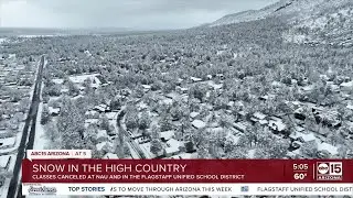 Storm brings snow to Arizona's high country