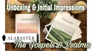 Alabaster Bibles Unboxing & Initial Impressions