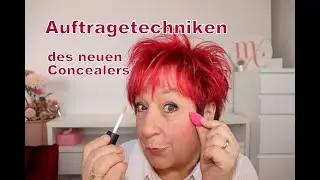 Anwendung es neuen Concealers