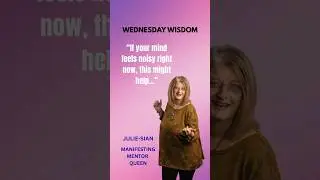 Wednesday Wisdom If your mind feels noisy right now, this might help, Clarity Comes When You Ground
