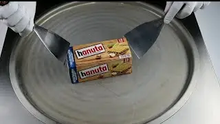 hanuta ice cream Rolls | how to make hanta to ice cream Food