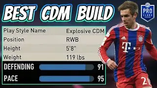 MAX PACE META CDM BUILD in FIFA 23 PRO CLUBS!