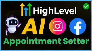 GoHighLevel Conversation AI🤖 Instagram AI Agent + Facebook Appointment Setter Bot GHL 2025