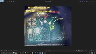 Motorola XT2417-1 isp Pinouts |FRP Remove Done| With Flash64 Box