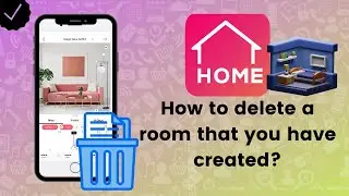 How to delete a room that you have created on Room Planner?