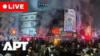 LIVE | Firefighters Search Karachi Mall Ruins for Over 60 Missing After Deadly Blaze Kills 14 | APT