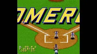 Ken Griffey Jr. Presents Major League Baseball, Braves vs Cubs Game 1 (Super Nintendo)