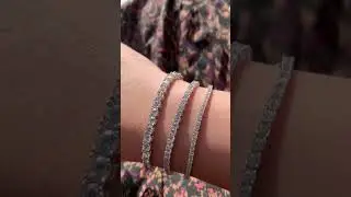 Tennis Bracelet ✨ Best Seller!! Gold or Silver, Rainbow or Clear? Tap to shop yours today.