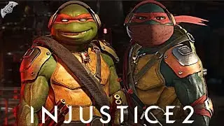 Injustice 2 Online - AWESOME NINJA TURTLES COMBOS!