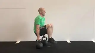 Kettlebell Bent Knee Hold