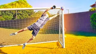 JOGUEI NO GOL COM A LUVA NOVA DO CR7 * MITO OU FRANGUEIRO? *