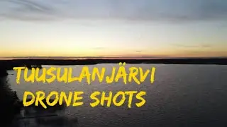 Beautiful sunset view of | Tuusula | drone shots