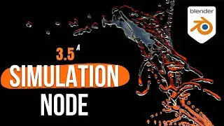Water Simulation using Blender3.5 Simulation Node😲