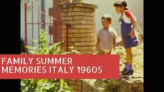 Family summer Memories Italy 1960s Archive Footage