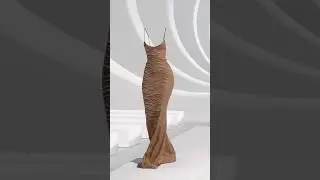 Digital Dress for Oh Polly🤍🤎 #clo3d #digitalfashion #moda #3danimation #blender #sewing