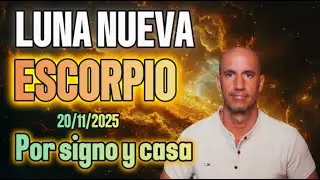 🌙 LUNA NUEVA EN ESCORPIO 20/11 (por signo y casa) // Urano en Tauro ♉