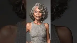 The Silver Influence... #grayhair #styleafter50 #silverhairdontcare #silverring #grayhair