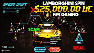 Lamborghini Spin Pubg Mobile 25,000.00 UC worst