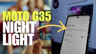 How to Use Night Light in Moto G35 | Quick Guide #bivusworld #MotoG35