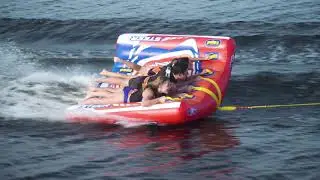 WOW Sports Power Steer 3 Rider Steerable Tow Tube
