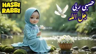 Hasbi Rabbi Jallallah Mafi Qalbi | La Ilaha Illallah | Arabic Nasheed | 3D Cartoon #baby #allah #fun