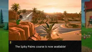 Mario Golf - New Map Update - Spiky Palms Gameplay