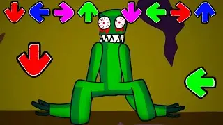 FNF HORROR Rainbow Friends: Corrupted Blue, Red & Purple EXE but Friday Night Funkin be like