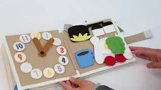 Felt busy Book educational toys diy Baby kids toys felt Activity busy quiet book for children