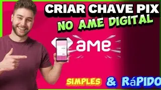 Como criar chave pix no banco Ame digital