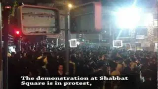 Haredim protest 'rise in anti-haredi incitement'