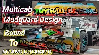 Thy Will Be Done(multicab)Mudguard Design..