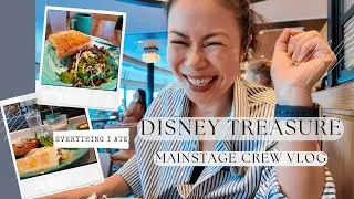 EVERYTHING I ate last week working on the Disney Treasure! MainStage CrewLife Vlog