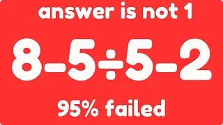 Only Smart and genius people can solve this math problem within 5 seconds.  | If you solve, comments
